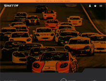 Tablet Screenshot of ginetta.com